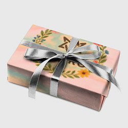 Бумага для упаковки Astro круглый цветочный логотип, цвет: 3D-принт — фото 2