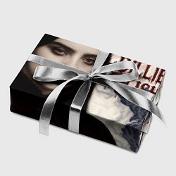 Бумага для упаковки Билли Айлиш в стиле готики, цвет: 3D-принт — фото 2