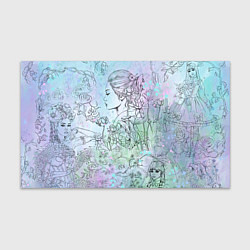 Бумага для упаковки Скетч японские дорамы, цвет: 3D-принт