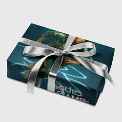 Бумага для упаковки Игра в кальмара - игрок 067 бежит, цвет: 3D-принт — фото 2