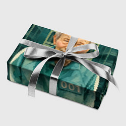 Бумага для упаковки Игра в кальмара игрок 001, цвет: 3D-принт — фото 2