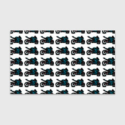 Бумага для упаковки Motorbike blue, цвет: 3D-принт