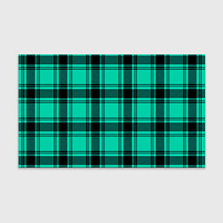Бумага для упаковки Checkered turquoise, цвет: 3D-принт