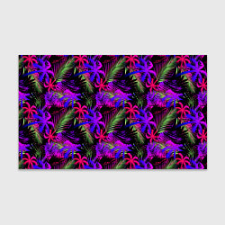 Бумага для упаковки Palm pink purple, цвет: 3D-принт
