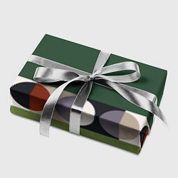 Бумага для упаковки Луна Малевича сосновый зеленый, цвет: 3D-принт — фото 2