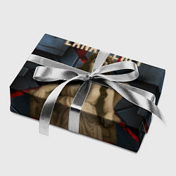 Бумага для упаковки Lana Del Rey в греческом стиле на троне, цвет: 3D-принт — фото 2