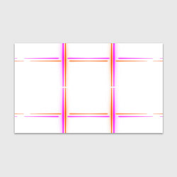 Бумага для упаковки Neon white orange pink, цвет: 3D-принт
