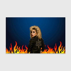 Бумага для упаковки Леди Гага байкер, цвет: 3D-принт