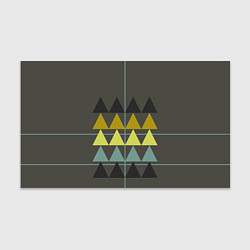 Бумага для упаковки Абстрактный лес, геометрический с однотоном, цвет: 3D-принт