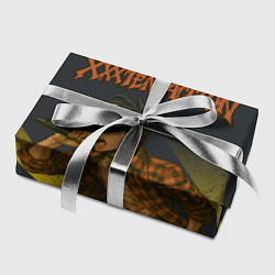 Бумага для упаковки XXXTentacion с микрофоном в аниме стиле, цвет: 3D-принт — фото 2