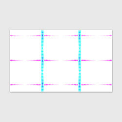 Бумага для упаковки Color white blue pink stripes, цвет: 3D-принт