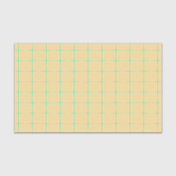 Бумага для упаковки Color beige green crosses, цвет: 3D-принт