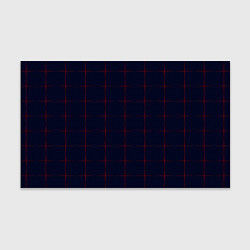 Бумага для упаковки Color dark blue red crosses, цвет: 3D-принт