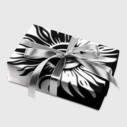 Бумага для упаковки Солнце черно-белое, цвет: 3D-принт — фото 2