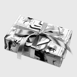 Бумага для упаковки Doom x portal fire, цвет: 3D-принт — фото 2