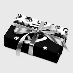 Бумага для упаковки Doom черно белые аниме, цвет: 3D-принт — фото 2