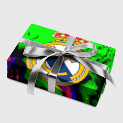 Бумага для упаковки Реал Мадрин неоновый огонь, цвет: 3D-принт — фото 2