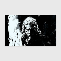 Бумага для упаковки Ведьмак черно-белый портрет, цвет: 3D-принт