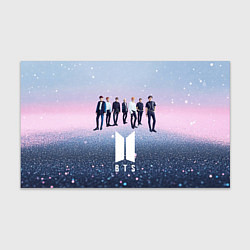 Бумага для упаковки BTS нежный блестящий фон, цвет: 3D-принт