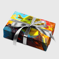 Бумага для упаковки Шрек осенний фон, цвет: 3D-принт — фото 2