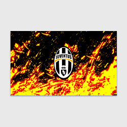Бумага для упаковки Ювентус огненные краски текстура, цвет: 3D-принт