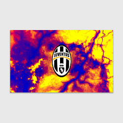Бумага для упаковки Ювентус неоновый шторм, цвет: 3D-принт