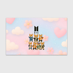 Бумага для упаковки Корги BTS, цвет: 3D-принт