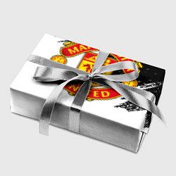 Бумага для упаковки Манчестер Юнайтед краски белые, цвет: 3D-принт — фото 2