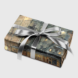 Бумага для упаковки Трамваи в зимнем Санкт-Петербурге, цвет: 3D-принт — фото 2