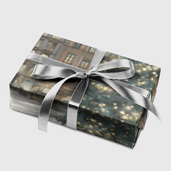 Бумага для упаковки Елка во дворе, цвет: 3D-принт — фото 2