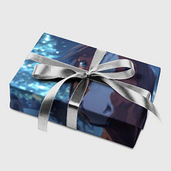 Бумага для упаковки Лошадь на фоне новогодней елки, цвет: 3D-принт — фото 2