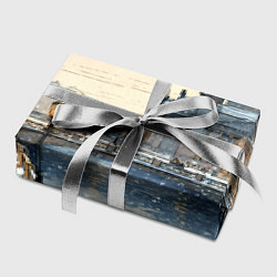 Бумага для упаковки Санкт-Петербург снежный день, цвет: 3D-принт — фото 2