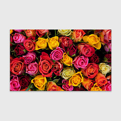 Бумага для упаковки Ассорти из роз, цвет: 3D-принт