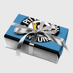 Бумага для упаковки Pittsburgh Penguins: White, цвет: 3D-принт — фото 2