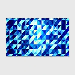 Бумага для упаковки Синяя геометрия, цвет: 3D-принт