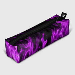 Пенал для ручек Фиолетовый огонь, цвет: 3D-принт