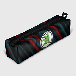 Пенал для ручек Шкода большое лого, цвет: 3D-принт