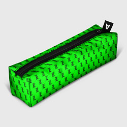 Пенал для ручек Эл паттерн зеленый, цвет: 3D-принт