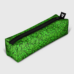 Пенал для ручек Зелёный клевер, цвет: 3D-принт