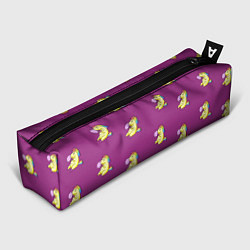 Пенал для ручек Фиолетовые пони, цвет: 3D-принт