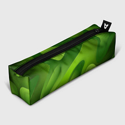 Пенал для ручек 3d Green abstract, цвет: 3D-принт
