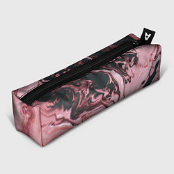 Пенал для ручек Розовые Разводы С черными, цвет: 3D-принт