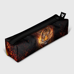 Пенал для ручек Огненный тигр Сила огня, цвет: 3D-принт