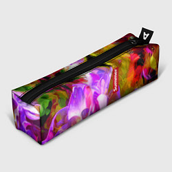 Пенал для ручек Красочный цветочный узор Лето Colorful Floral Patt, цвет: 3D-принт