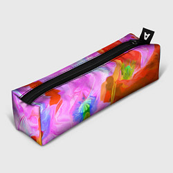 Пенал для ручек Красочный цветочный паттерн Весна - Лето 2025 Colo, цвет: 3D-принт