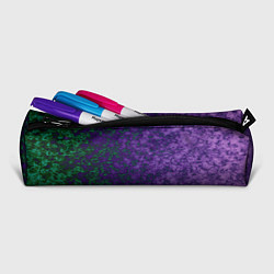 Пенал для ручек Marble texture purple green color, цвет: 3D-принт — фото 2
