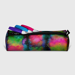 Пенал для ручек Разноцветные брызги кляксы, цвет: 3D-принт — фото 2