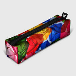 Пенал для ручек Разноцветные зонтики, цвет: 3D-принт