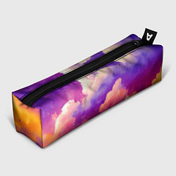 Пенал для ручек Акварельный закат в облаках, цвет: 3D-принт