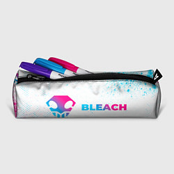 Пенал для ручек Bleach neon gradient style: надпись и символ, цвет: 3D-принт — фото 2